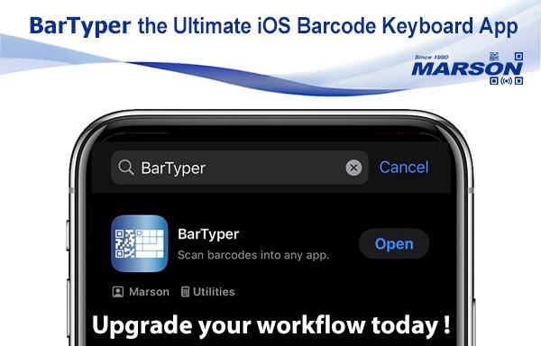 茂森發佈 BarTyper 終極 iOS 條碼鍵盤應用程式